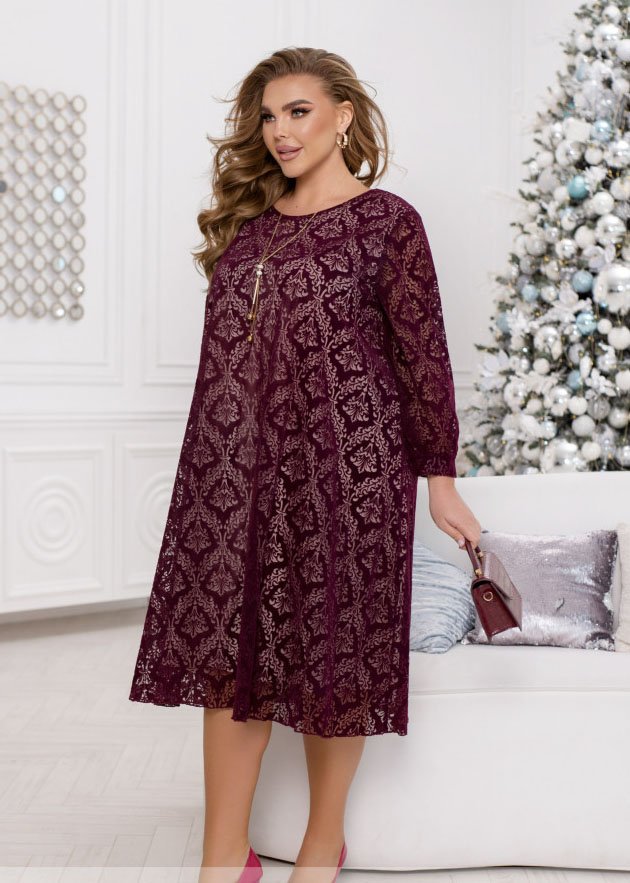 Buy Dress №2481-Bordeaux, 66-68, Minova