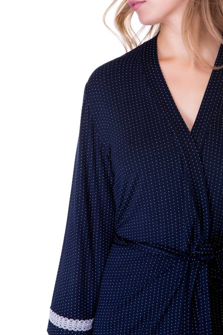 Buy Dressing gown for women Blue 44, F60030, Fleri