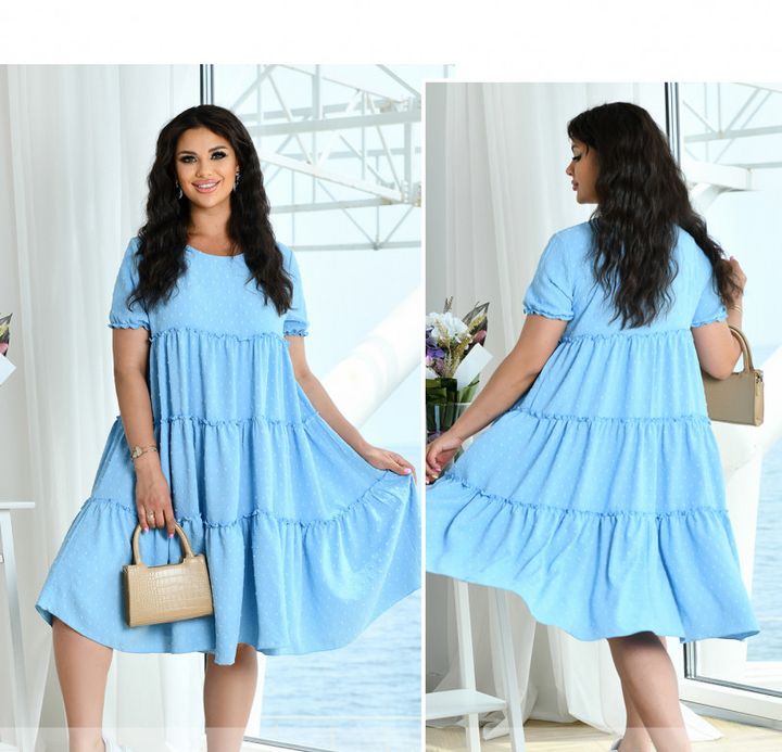 Buy Dress №8620-10-Blue, 64, Minova