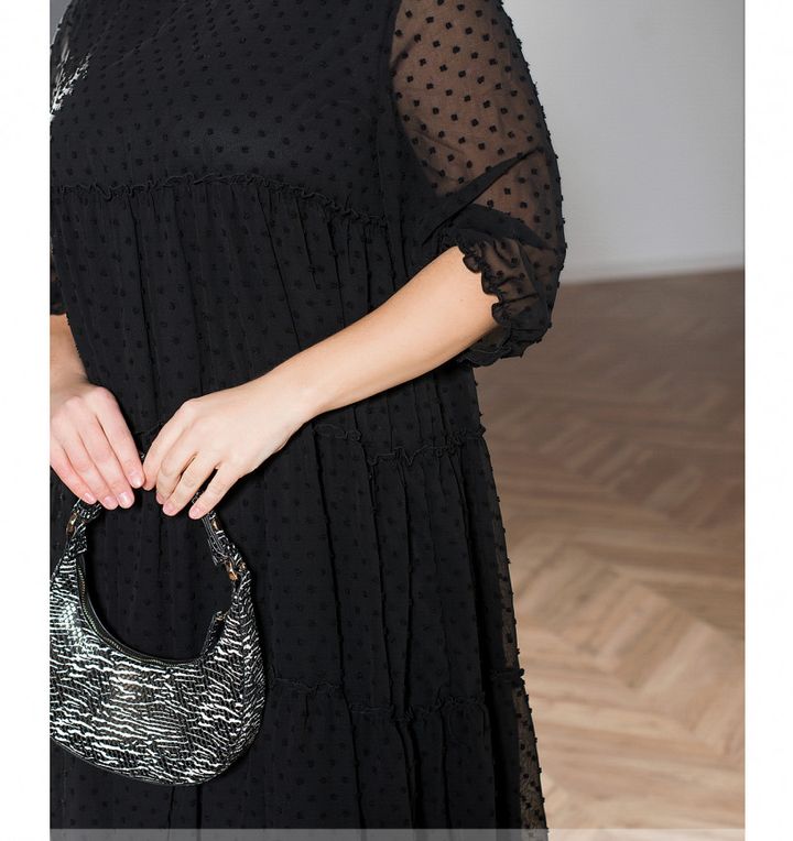 Buy Dress №8620-2-Black, 60, Minova