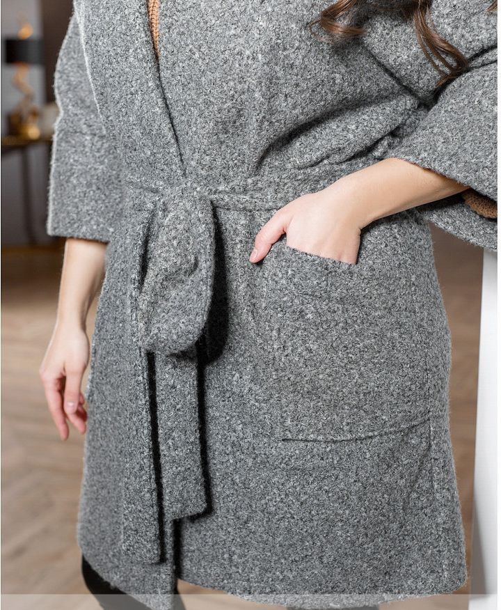 Buy Women's demi-season coat No. 1125-Melange, 66-68, Minova