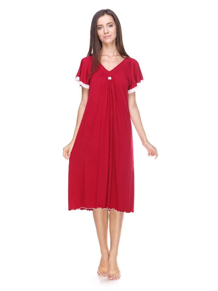 Buy Women's nightgown Cherry syrup 48, F50024, Fleri