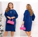 Dress №2482-blue, 60-62, Minova