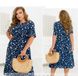 Dress №2460-Navy Blue, 46-48, Minova