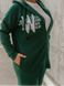 Спортивный женский костюм №2402-зеленый, 52-54, Minova