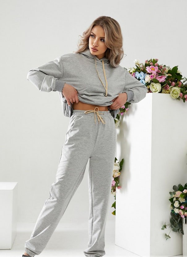 Buy Sports Suit №627-Grey, 48, Minova