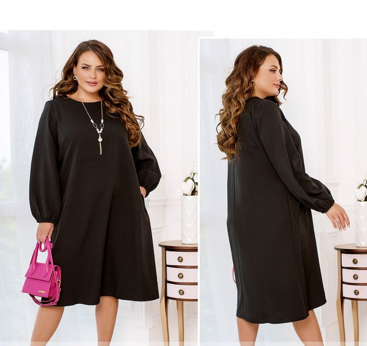 Buy Dress №2240-black, 66-68, Minova