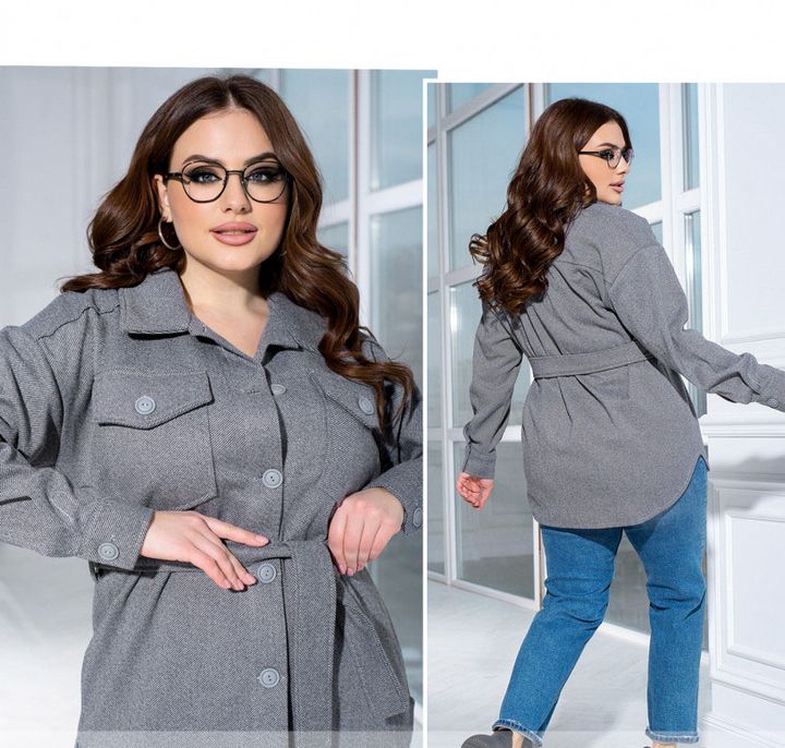 Buy Women's cardigan №20-26-grey, 52-54, Minova