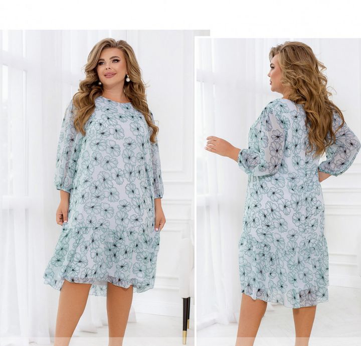 Buy Dress №2344-Mint, 66-68, Minova