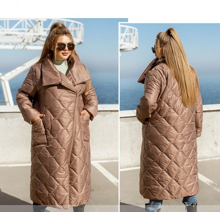 Купить Куртка женская №2415-капучино, 68-70, Minova