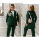 Спортивный женский костюм №2402-зеленый, 52-54, Minova