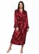 Dressing gown for women Burgundy 52, F50027, Fleri