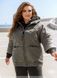 Жіноча куртка №1194-сірий, 50-52, Minova