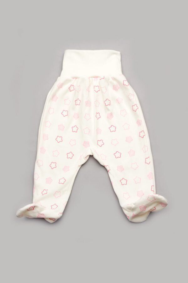 Buy Euro romper with closed legs for girls. Milk with red, size 22