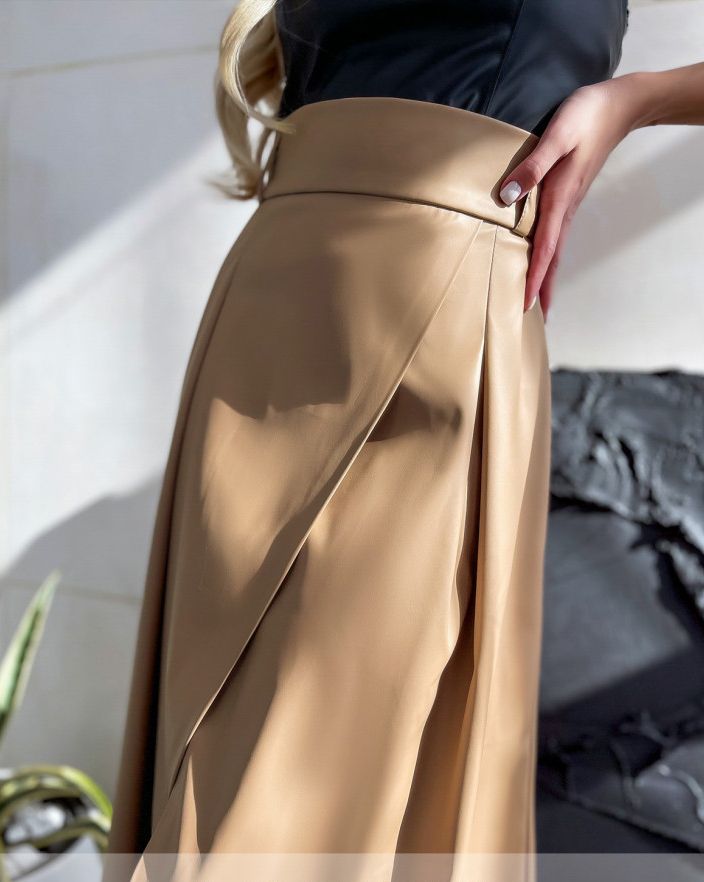 Buy Women's skirt No. 2060-beige, 48, Minova