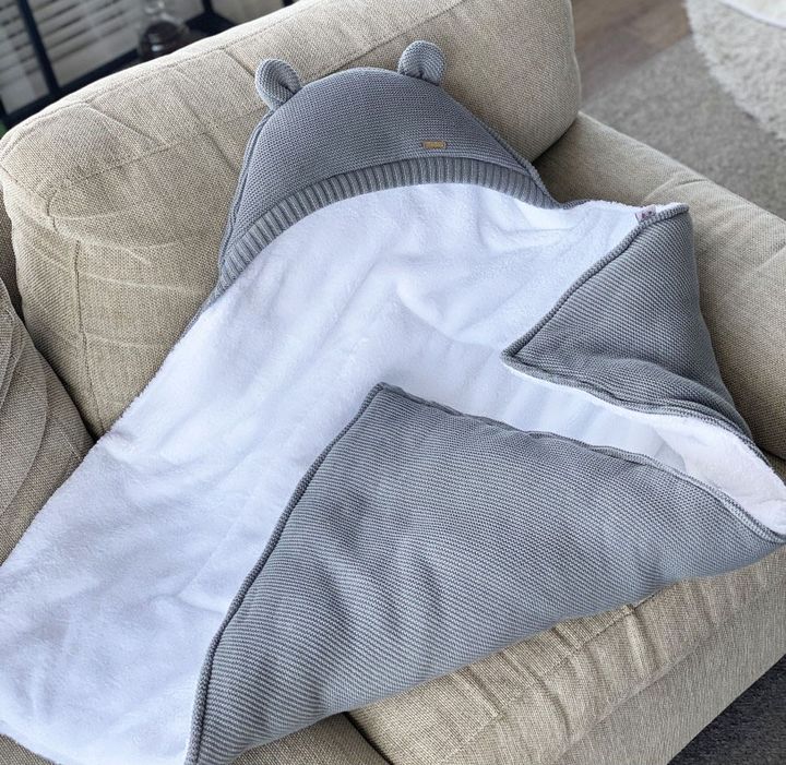 Buy Envelope-blanket "gray bear", 0-3 months, Kid's Fantasy