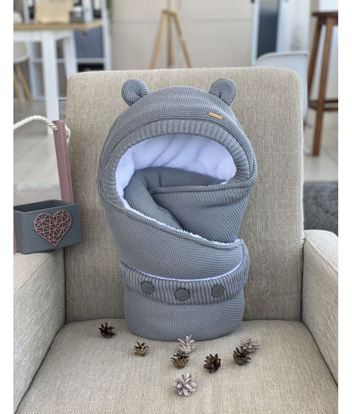 Buy Envelope-blanket "gray bear", 0-3 months, Kid's Fantasy