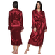 Dressing gown for women Burgundy 46, F50027, Fleri