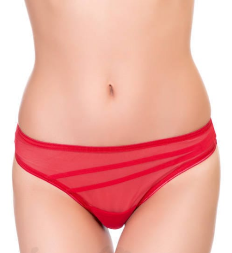 Buy Thong Panties (XS, Red), MR-2105, Sambario
