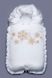 Купити Конверт-ковдра зимовий "Сніжинка", білий з золотом, 03-00468, Модний карапуз