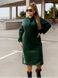 Платье женское №2401-зеленый, 48-50-52, Minova