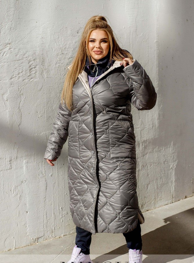 Купити Куртка жіноча №2412-сірий, 66-68, Minova