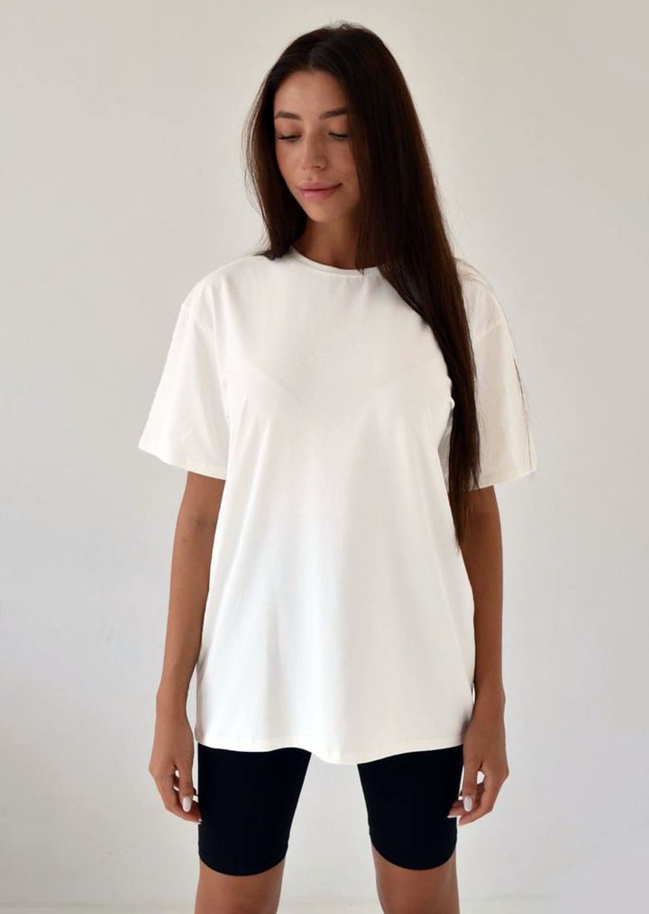 Buy Women's T-shirt №1259, white, 3XL, Roksana