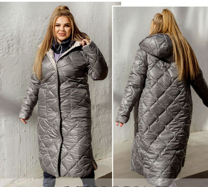 Купить Куртка женская №2412-серый, 66-68, Minova