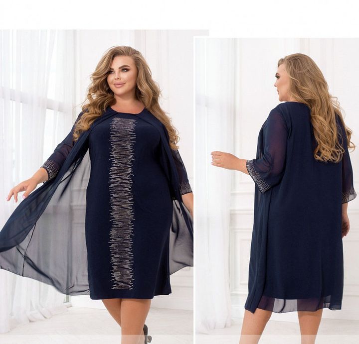 Buy Dress №20-06-Blue, 64, Minova