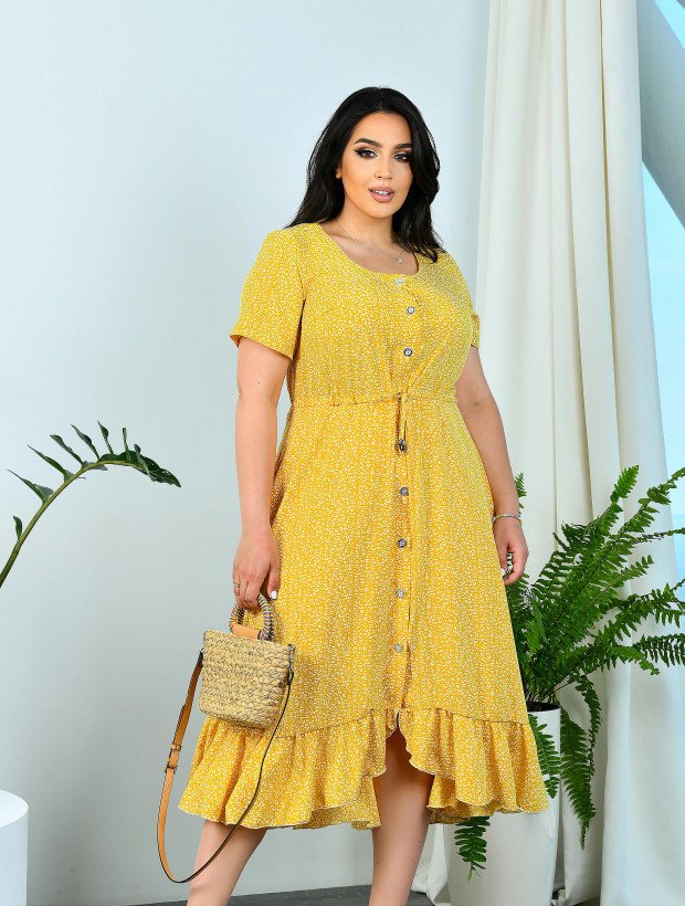 Buy Dress №21-109-Yellow, 64-66, Minova