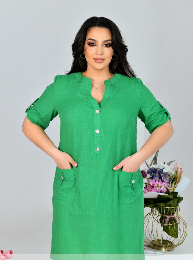 Купить Платье №17-295-Зеленый, 62-64, Minova