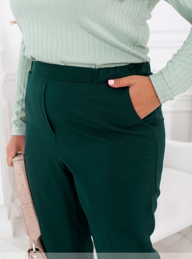 Buy Pants №2230-dark green, 66-68, Minova