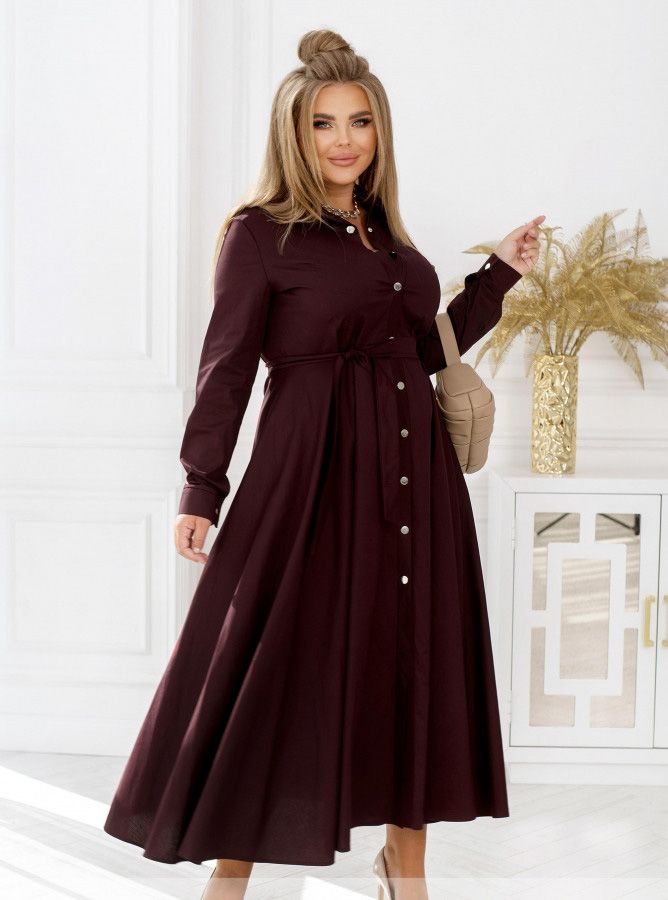 Buy Dress №8650-Marsala, 60, Minova