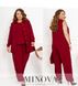 Three piece suit №2250-Bordeaux, 46-48, Minova