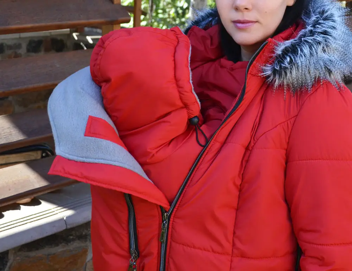 Купить Зимняя куртка 3 в 1 красная, 3XL, Красный