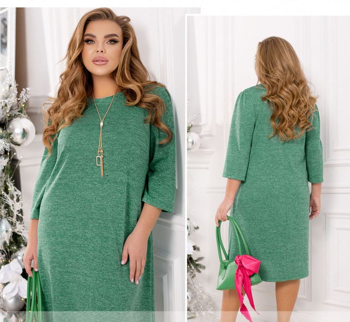 Купить Платье №2480-Зеленый,66-68, Minova