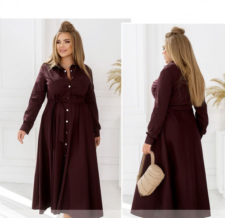 Buy Dress №8650-Marsala, 60, Minova