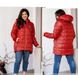 Women's quilted jacket No. 8-323-red, 52-54, Minova