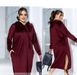 Dress №1069-burgundy, 52-54, Minova